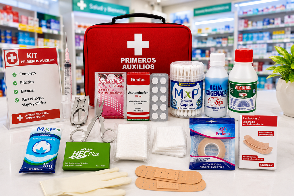 KIT MEDICO COMPLETO PRIMEROS AUXILIOS